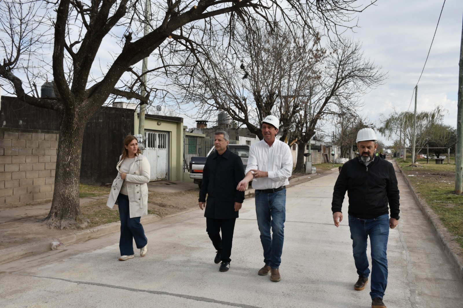 La pavimentación en barrio Parque avanza y ya completó una cuarta parte de la obra
